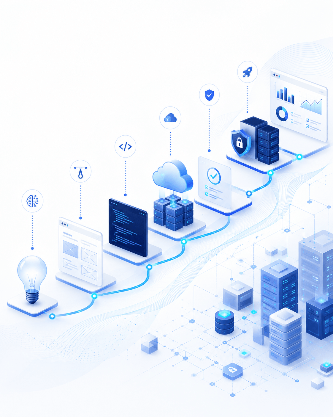 Building reliable, scalable technology — from idea to production.